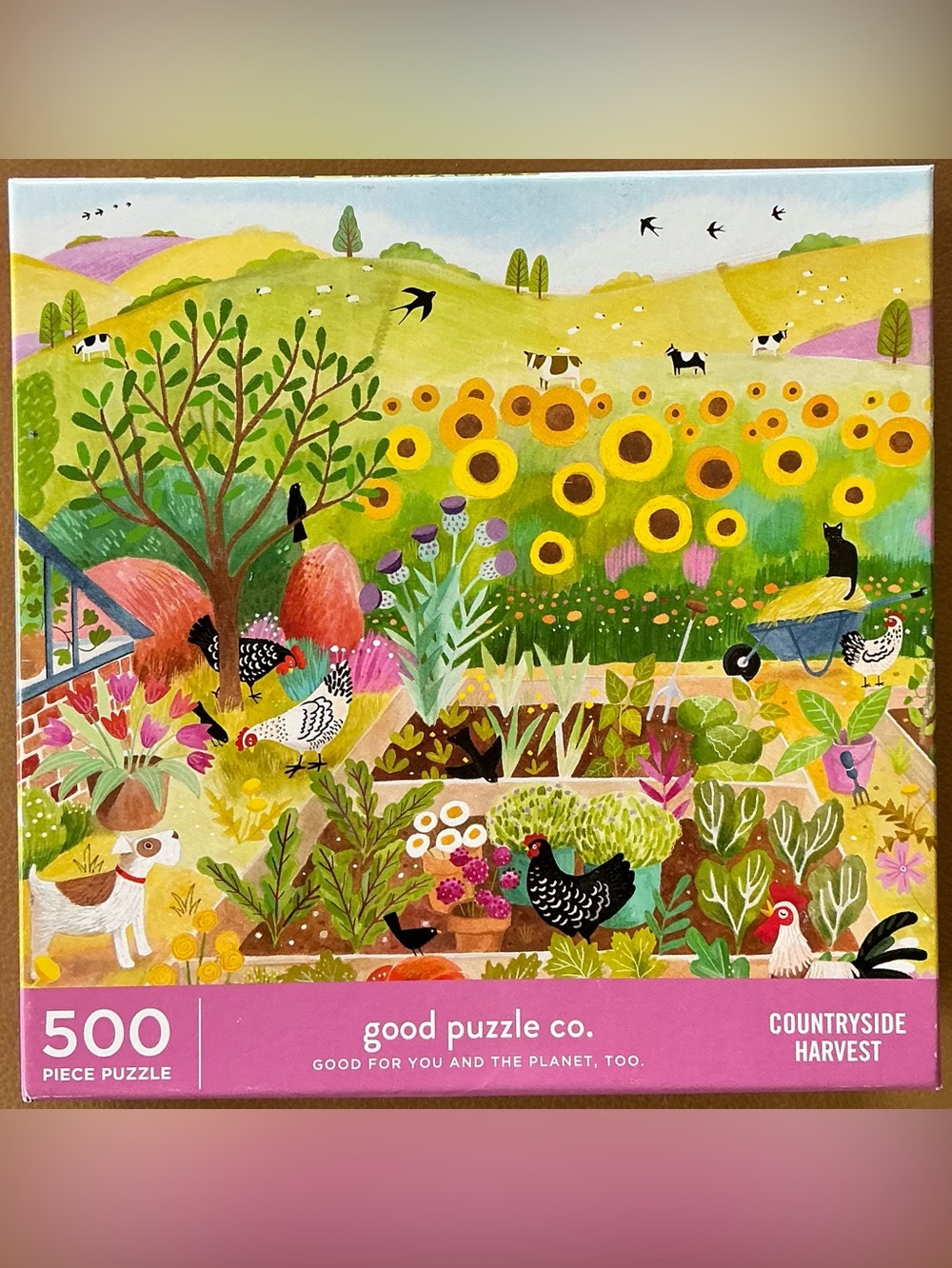 Good Puzzle Co. “Countryside Harvest” 500-Piece Puzzle